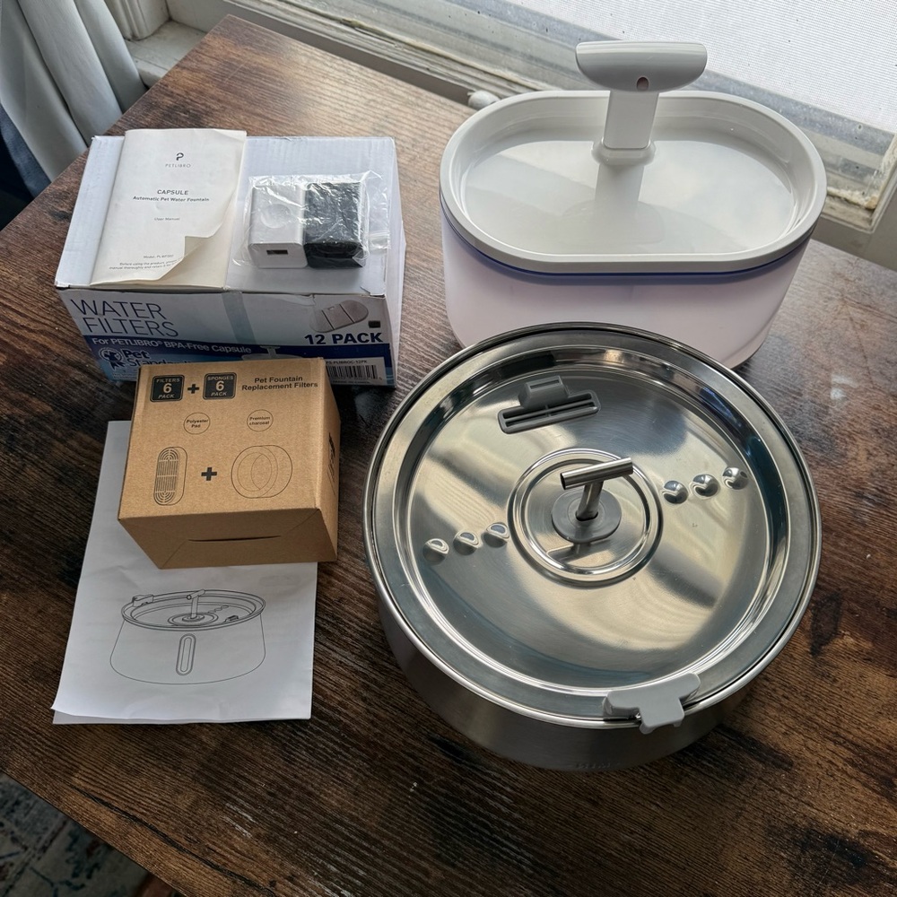 cat water fountain bundle